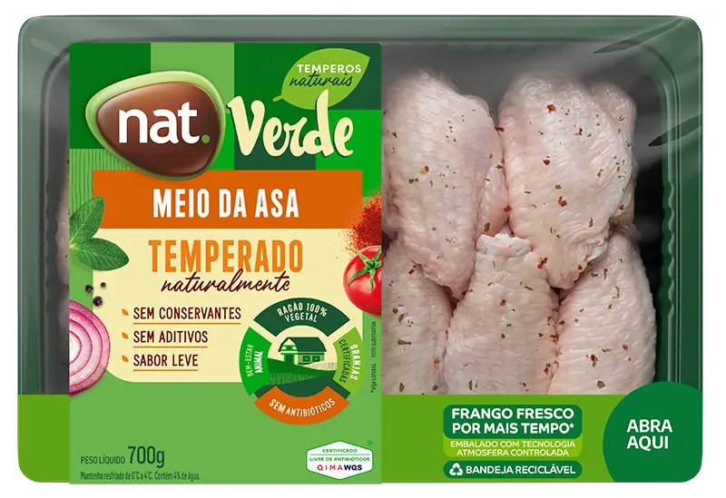 Meio da Asa Temperada