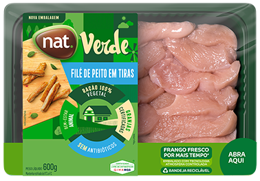 Filé de Peito em Tiras Resfriado