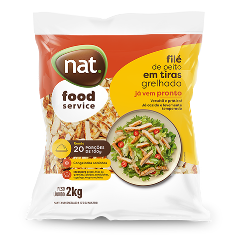 Peito de Frango em Tiras Grelhado