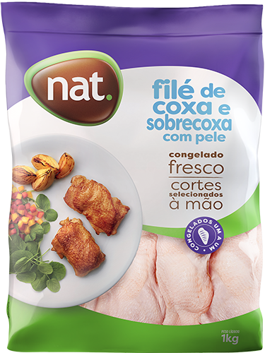 Filé de Coxa e Sobrecoxa com Pele